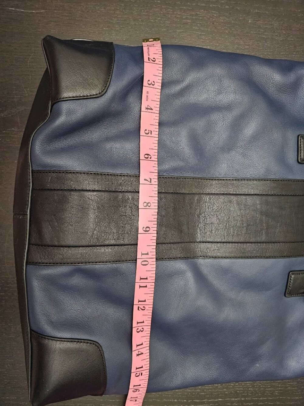 Coach Men's Tote Bag in Blue and Black Leather F71640. Brand New! - Picture 13 of 16